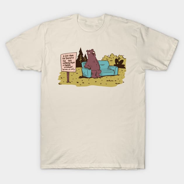 Comfortable Bears T-Shirt by neilkohney